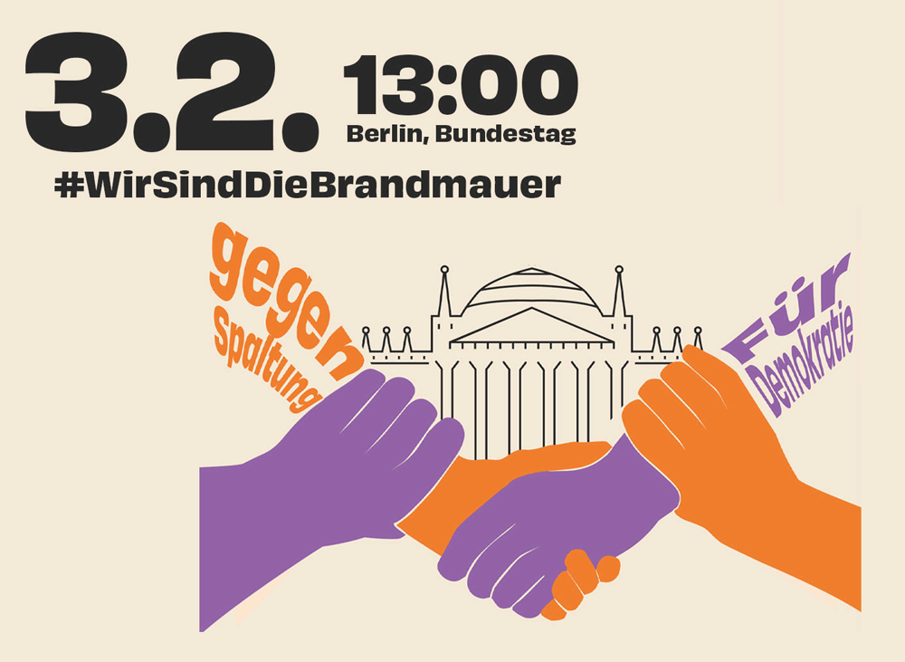 Hand in Hand Aktionstag in Berlin 03.02.2023
