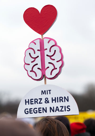 Wir packen's an auf der #WirsinddieBrandmauer Demo am 03.02.2024 in Berlin
