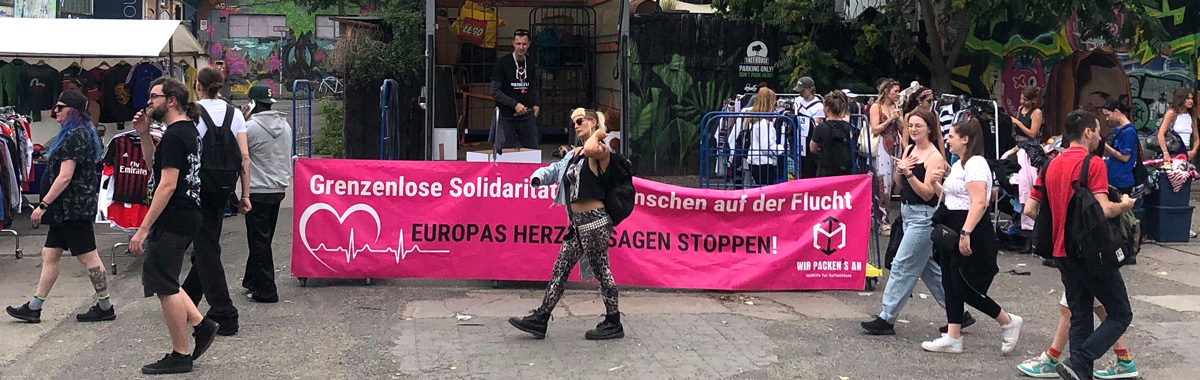 Wir packen's an sammelt auf Flohmärkten in Berlin – RAW Flohmarkt, Nowkölln