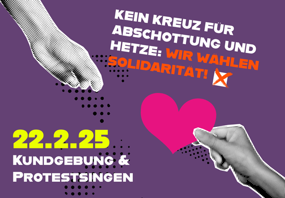 Protestsingen 22.2.25 Wir packen's an