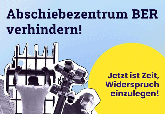 Abschiebezentrum BER Wir packen's an