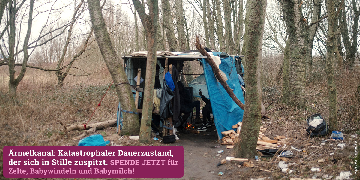 Dringender Spendenaufruf für Geflüchtete