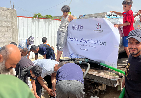 Trinkwasser in Gaza, Wir packen's an