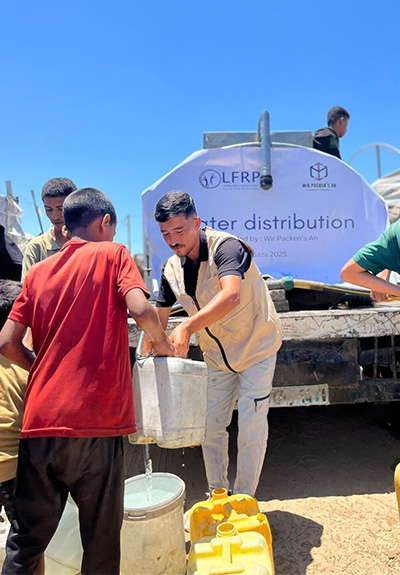 Gaza Trinkwasser – Wir packen's an