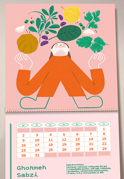 Grenzenlos Kochen Kalender 2026 – Wir packen's an