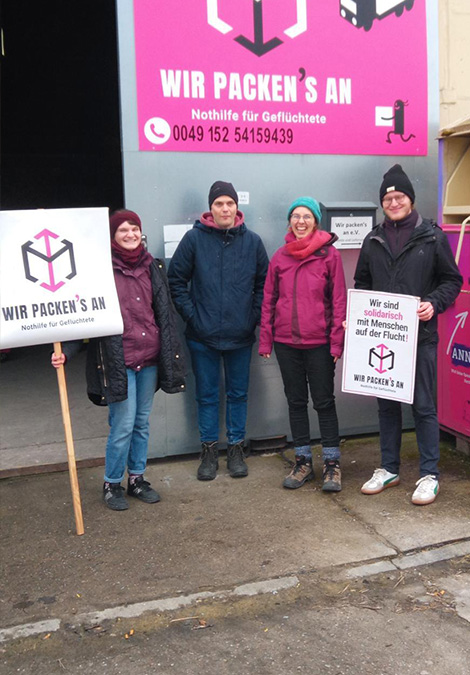 Danke an alle, die mit uns anpacken für Menschen auf der Flucht!