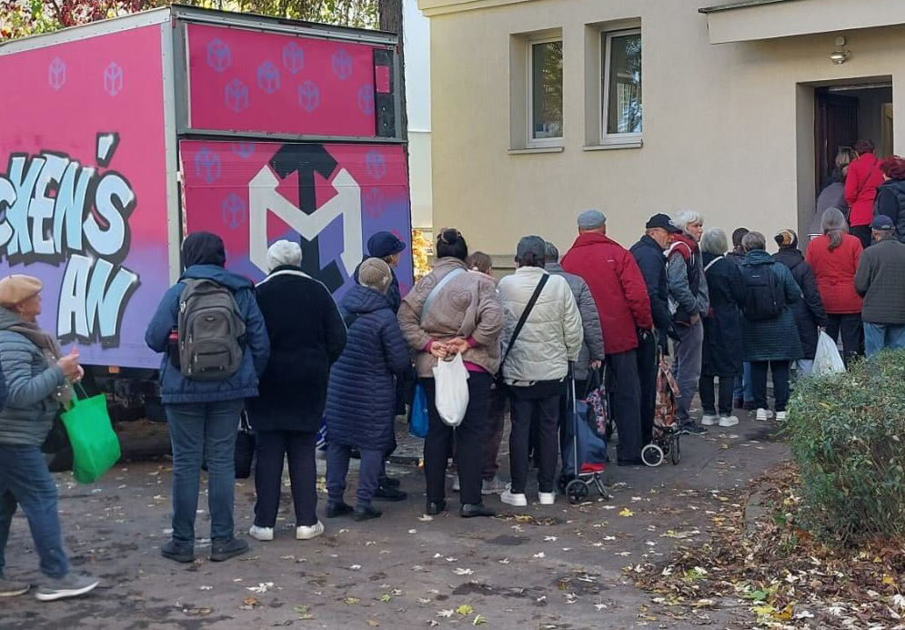 Lebensmittelhilfe für ukrainische Familien, Wir packen's an