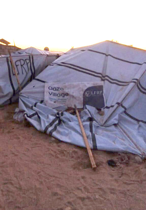 Ein Zelt ist kein Zuhause – Hilfe für Familien in Gaza – Wir packen's an e.V.