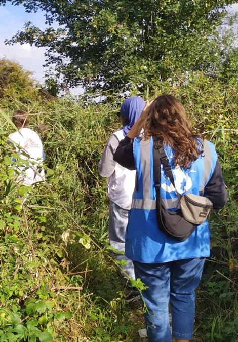 Unterstützung für Frauen und Kinder am Ärmelkanal, Wir packen's an