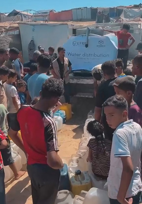 Hitze und Wassermangel in Gaza, Wir packen's an