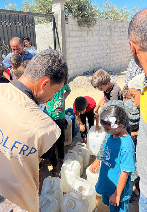 Hitze und Wassermangel in Gaza, Wir packen's an
