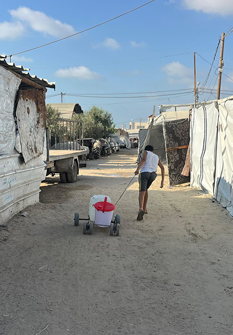 188.253 Liter sauberes Trinkwasser in Gaza - Wir packen's an