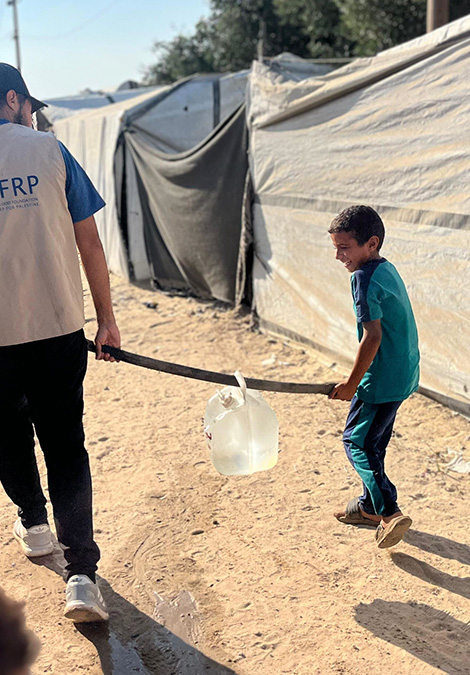 188.253 Liter sauberes Trinkwasser in Gaza - Wir packen's an