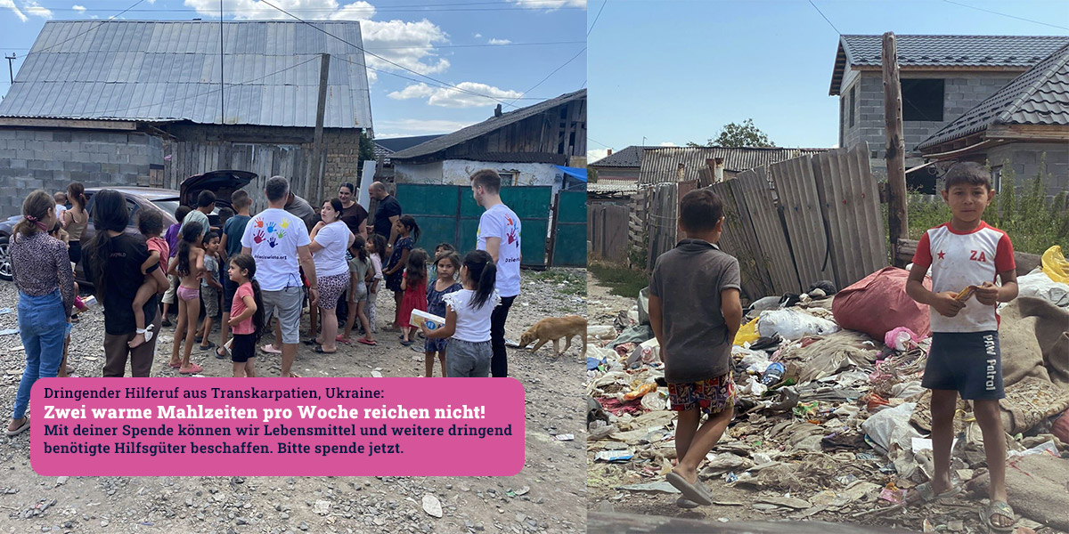 Ukraine: Zwei warme Mahlzeiten pro Woche reichen nicht!