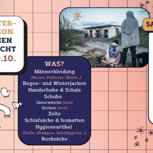 Wintersammelaktion in Berlin am 10.10.